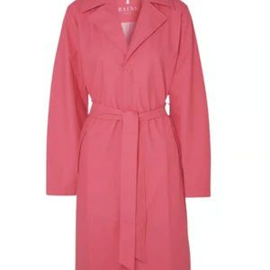 NWT Rains Gum Pink Trench Coat (updated listing)